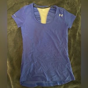 Under Armor blue workout shirt